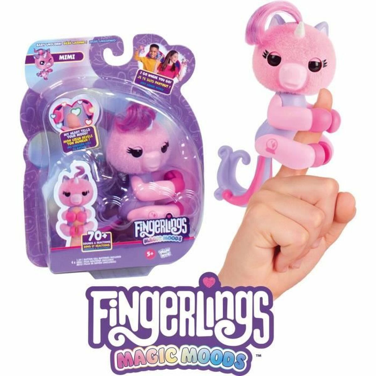 Figuras de Ação Lansay Magic Moods Mimi el unicornio